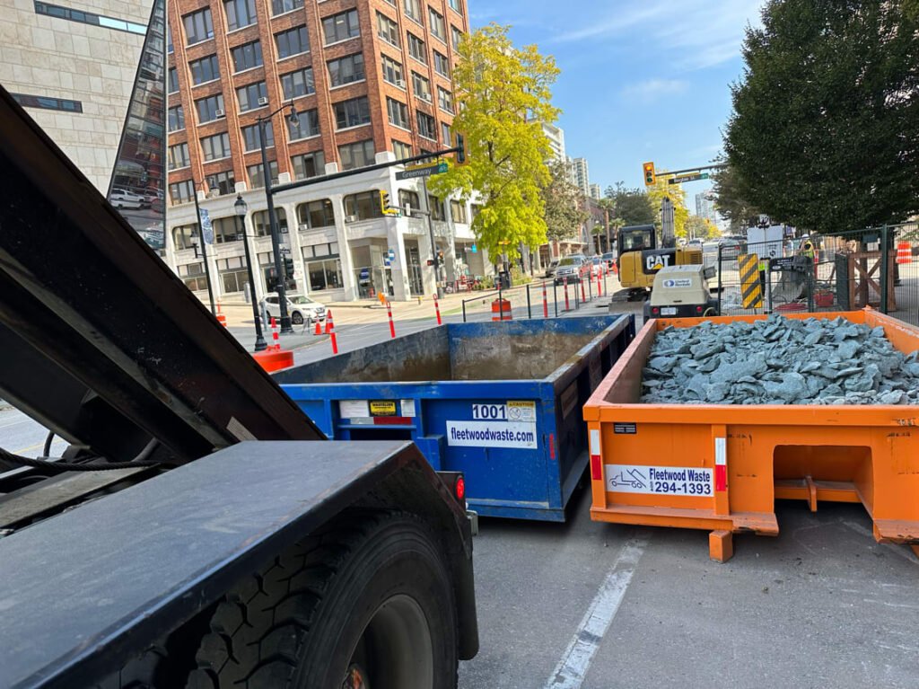 Dumpster rental services