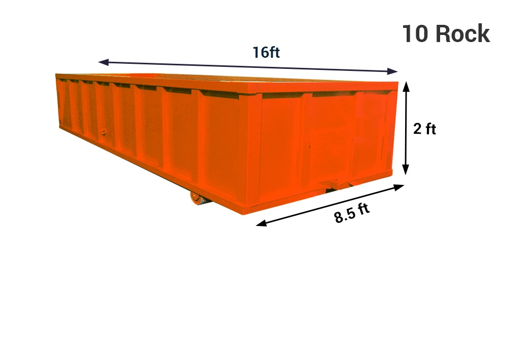 Fleetwood 10-yard rock box