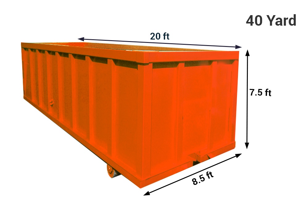 Fleetwood 40-yard dumpster